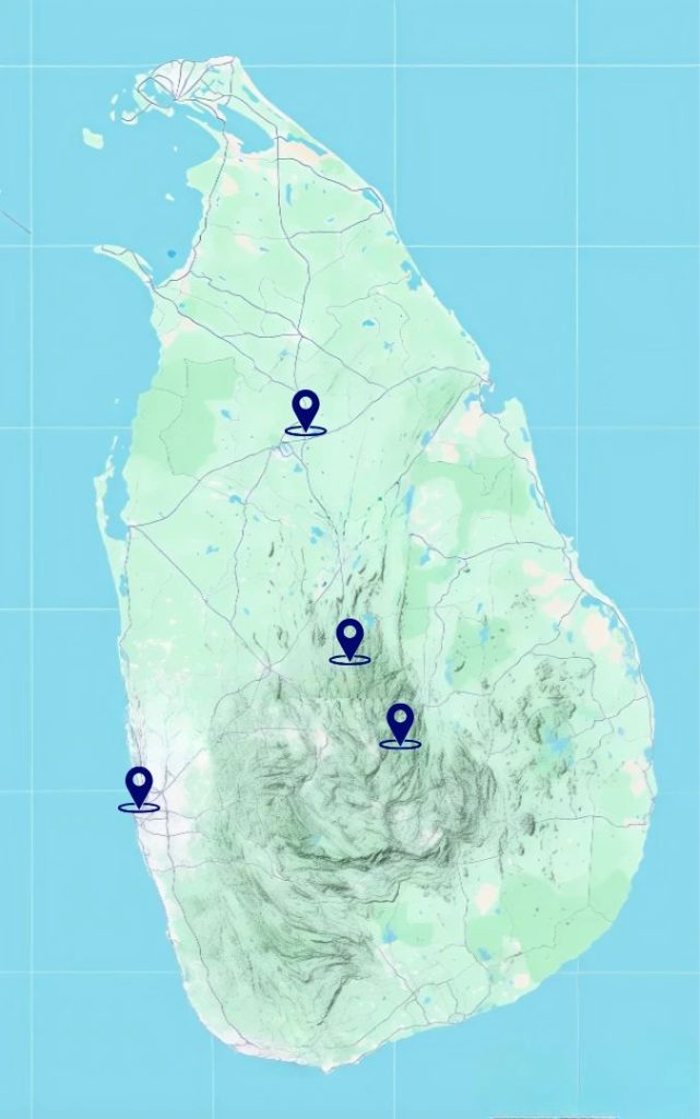 5-Day Sri Lanka Escape: Culture, Nature & Adventure Map